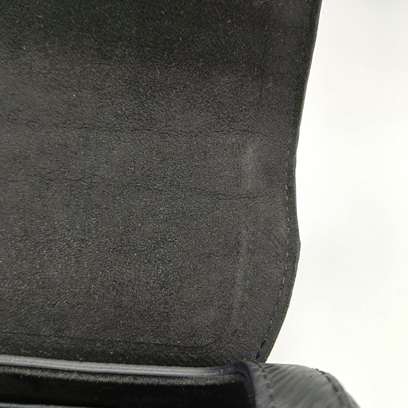 LOUIS VUITTON TWIST小號黑色EPI牛皮水波紋單肩包斜挎包手提包銀色五金可拆卸肩帶-11