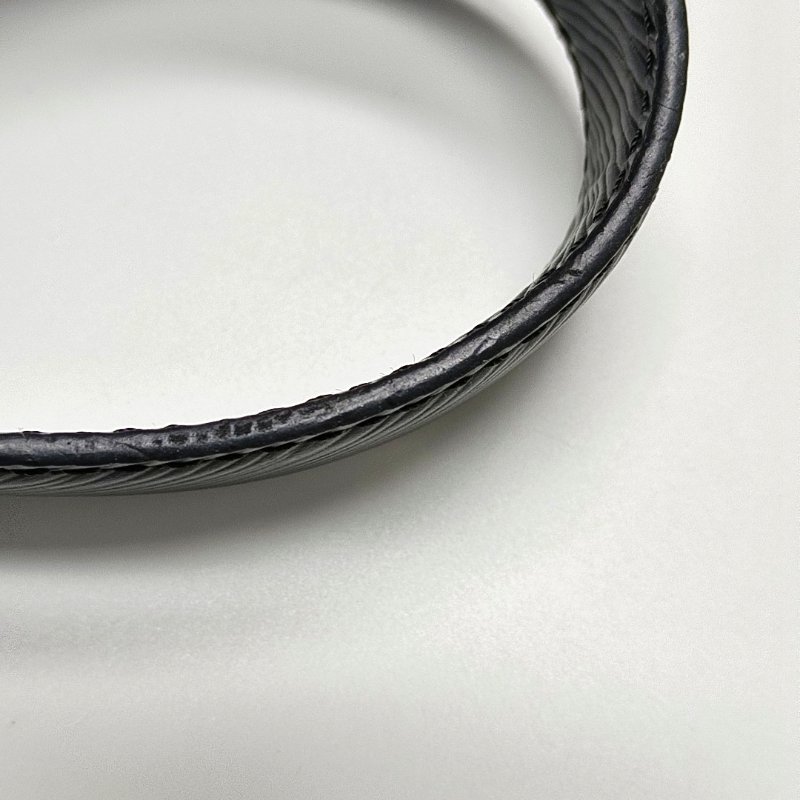 LOUIS VUITTON TWIST小號黑色EPI牛皮水波紋單肩包斜挎包手提包銀色五金可拆卸肩帶-15