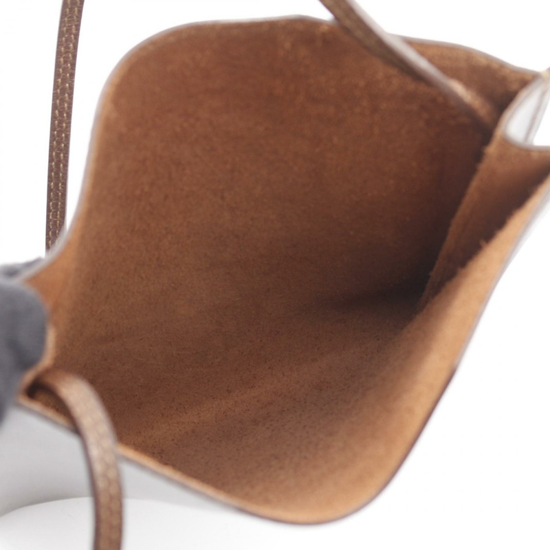 愛馬仕 Onimetou 單肩斜背包 Box 小牛皮 棕色 Marron fonce G-2