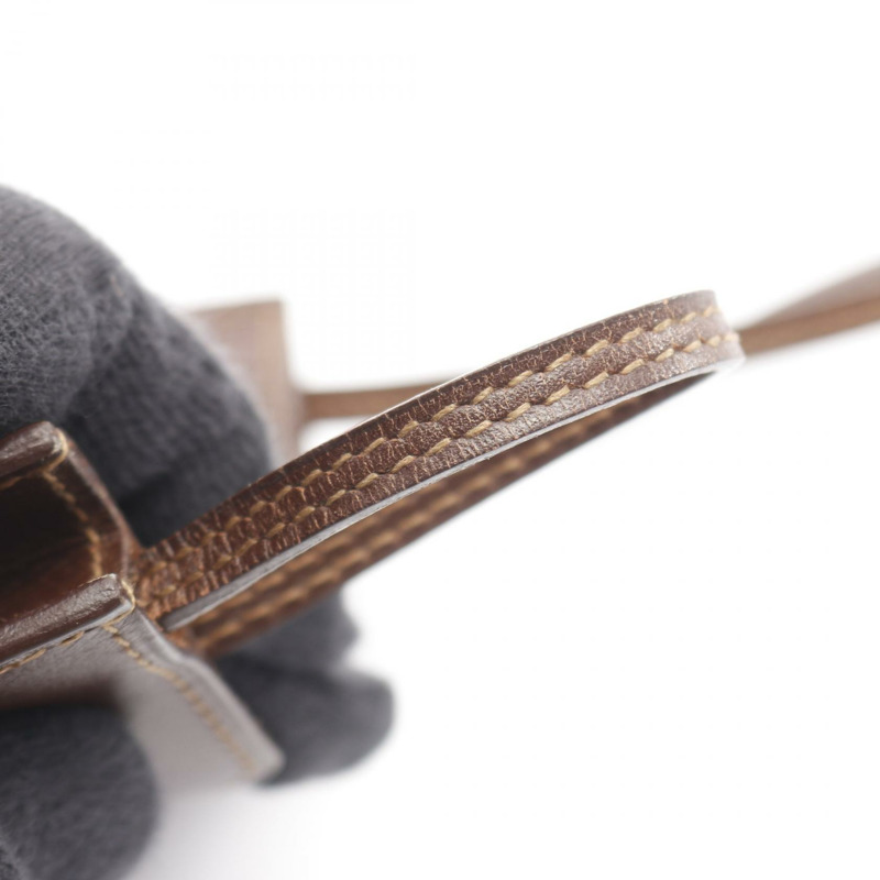 愛馬仕 Onimetou 單肩斜背包 Box 小牛皮 棕色 Marron fonce G-7