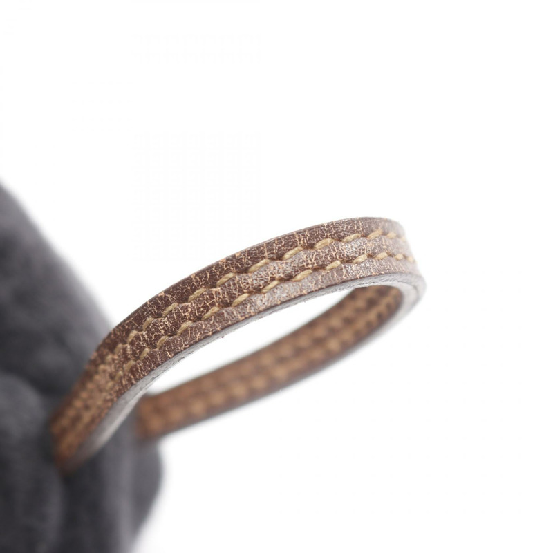 愛馬仕 Onimetou 單肩斜背包 Box 小牛皮 棕色 Marron fonce G-8