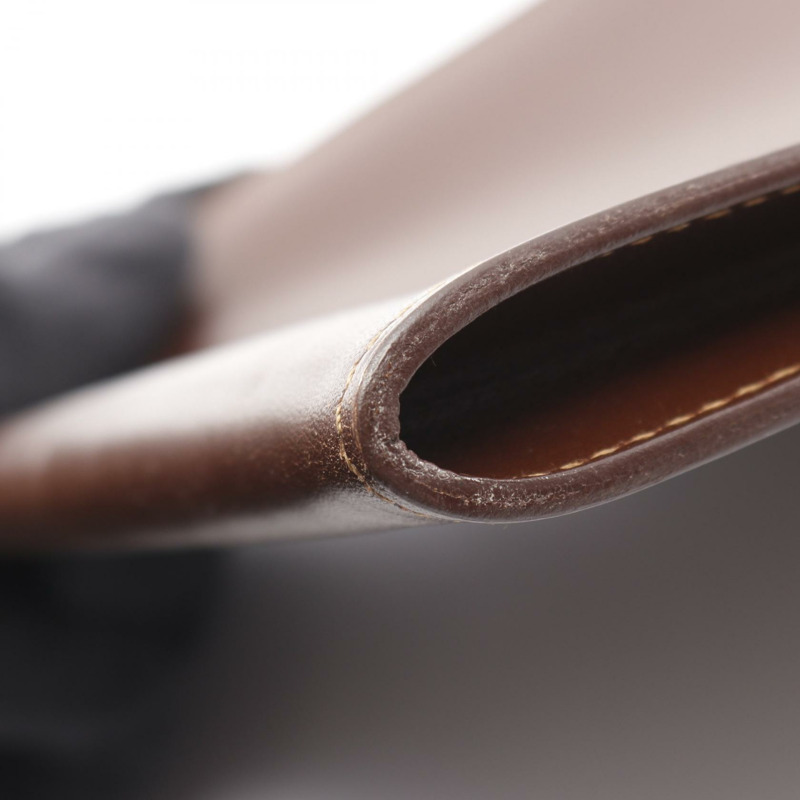 愛馬仕 Onimetou 單肩斜背包 Box 小牛皮 棕色 Marron fonce G-10