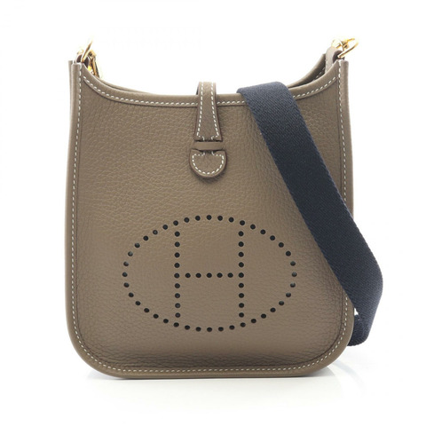 愛馬仕 Evelyne TPM Amazon 單肩斜背包 K Taurillon Clemence Etoupe GHW