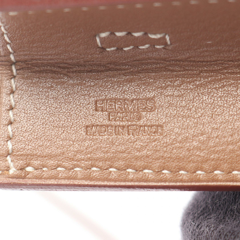 愛馬仕 Onimetou 肩挎包/斜背包，Evercolor 皮革，棕色，二手女款-3