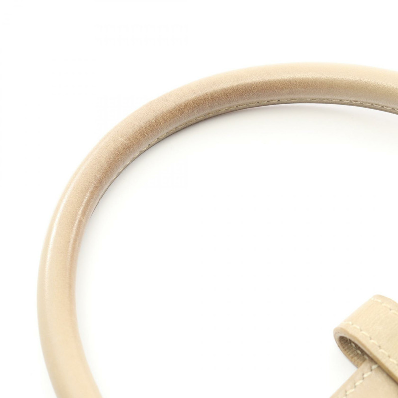 愛馬仕 Darvi MM 手提包 H Box 小牛皮 Blanc casse 二手女士 SHW-12