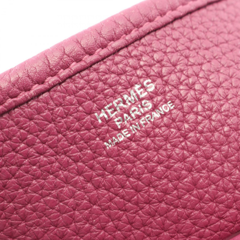 愛馬仕 Evelyne 3 GM 單肩斜背包 O Taurillon Clemence Cassis 二手 SHW-3