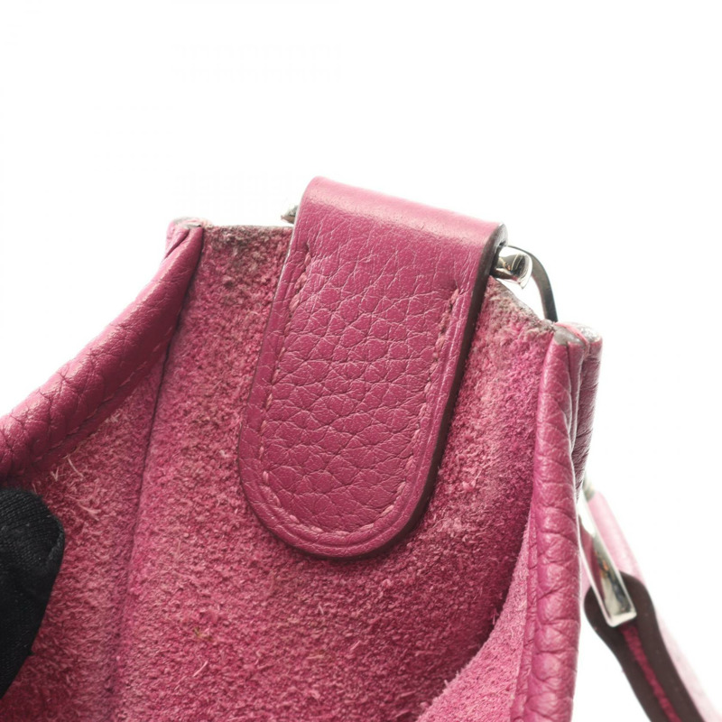 愛馬仕 Evelyne 3 GM 單肩斜背包 O Taurillon Clemence Cassis 二手 SHW-7