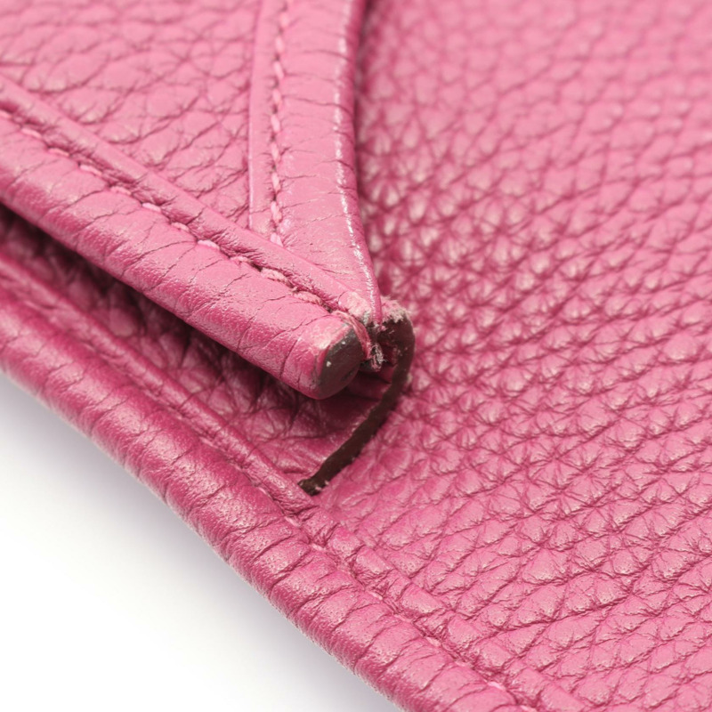 愛馬仕 Evelyne 3 GM 單肩斜背包 O Taurillon Clemence Cassis 二手 SHW-8