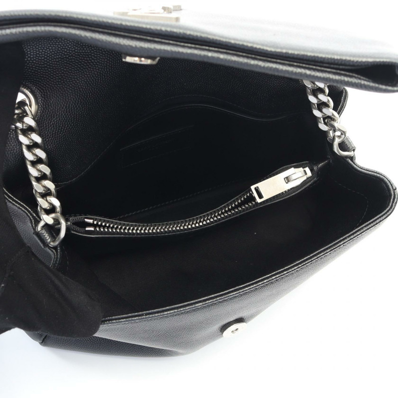 YVES SAINT LAURENT 西好萊塢小型單肩斜挎包，皮革材質，二手-2