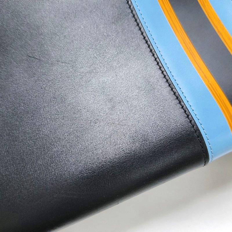 LOUIS VUITTON CITY STEAMER 黑色牛皮老花單肩包手提包斜挎包銀色五金可拆卸肩帶-7