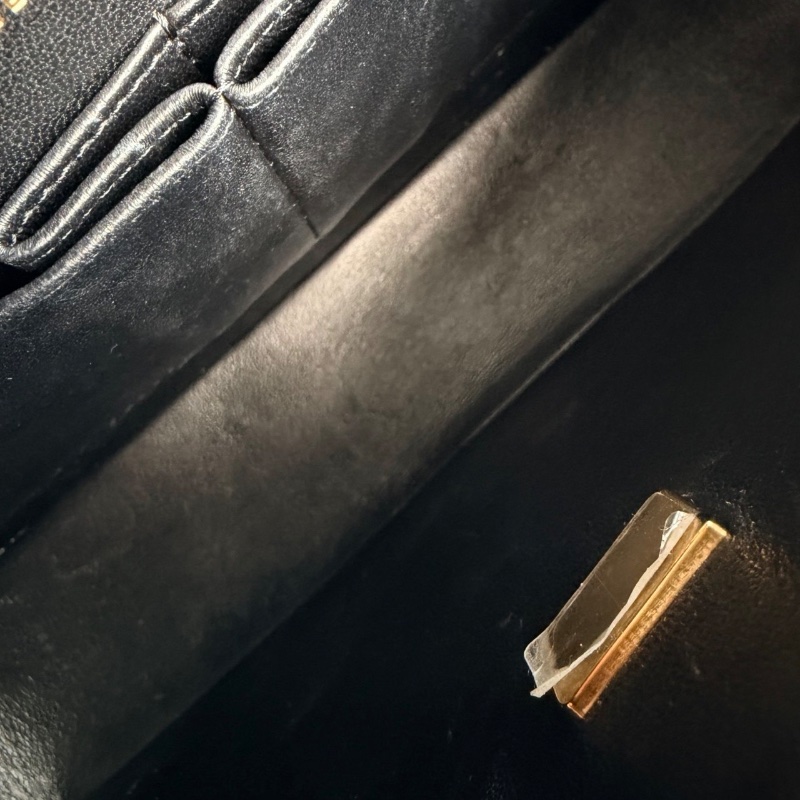 Chanel 限定徽章款CF中號芯片款25*15*6.5 99新配件塵袋-2