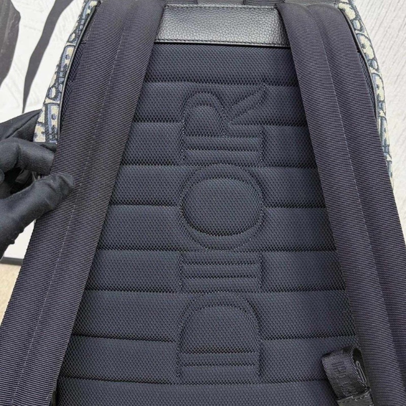 Dior Diamond系列老花刺繡後背包27*42*13 全新閒置配件盒子保卡-5