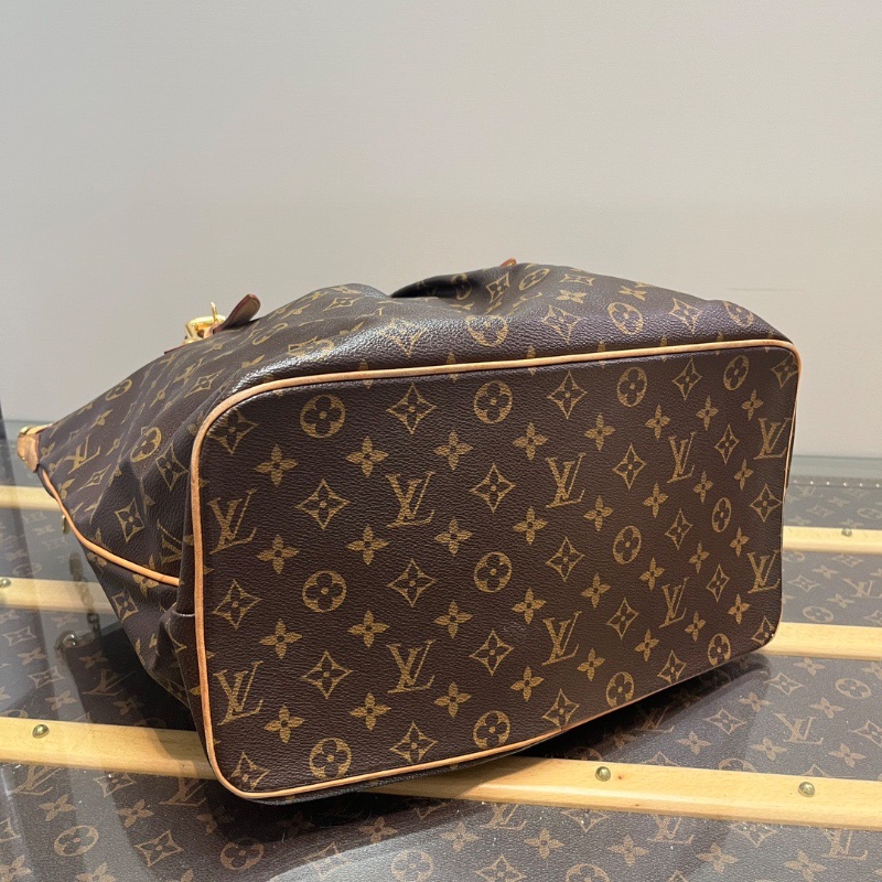 LV 經典老花派拉蒙大號牛皮手提肩背斜背包34*32*19 98新配件塵袋-5