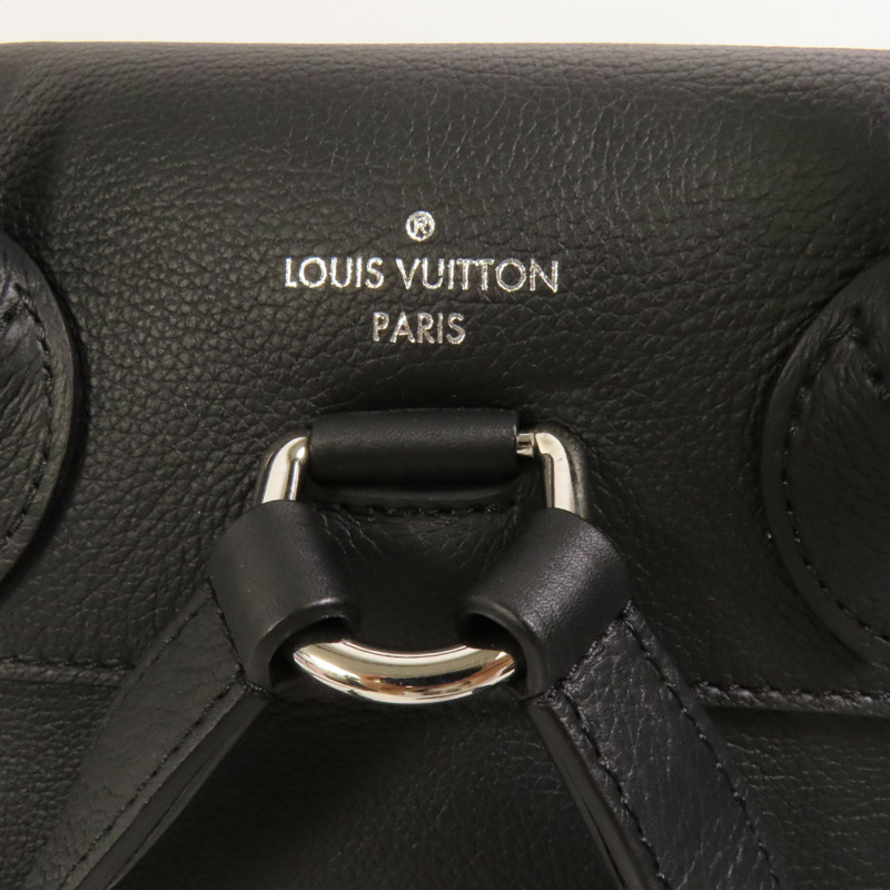 LOUIS VUITTON 牛皮皮革Lock Me Backpack銀扣背包-5