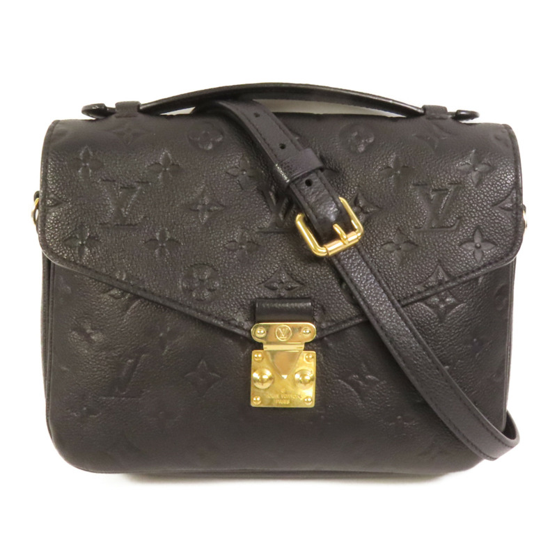 LOUIS VUITTON Monogram Empreinte Pochette Metis金扣手挽肩背兩用袋-0