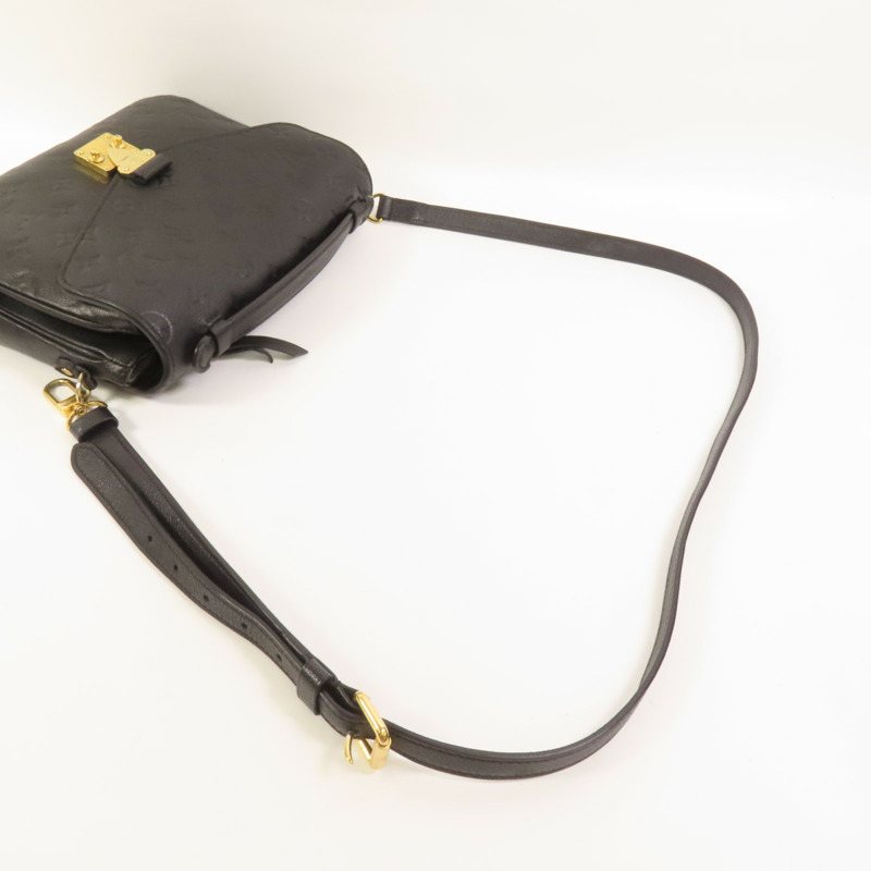 LOUIS VUITTON Monogram Empreinte Pochette Metis金扣手挽肩背兩用袋-4