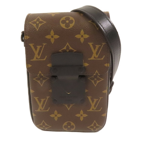 LOUIS VUITTON Monogram Macassar S-Lock肩背袋