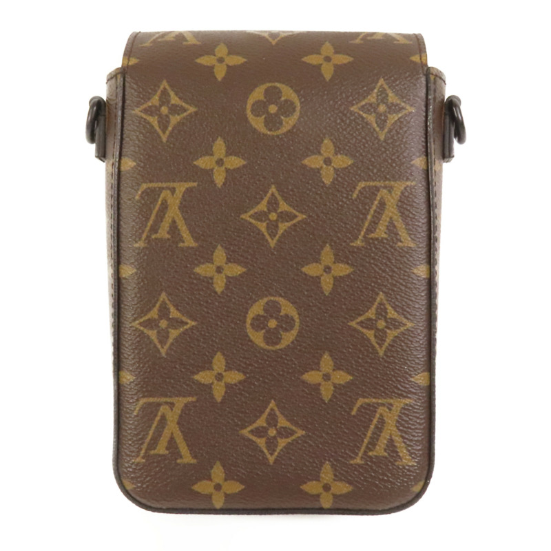LOUIS VUITTON Monogram Macassar S-Lock肩背袋-1