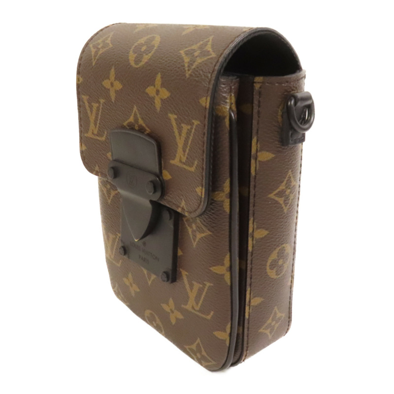 LOUIS VUITTON Monogram Macassar S-Lock肩背袋-2