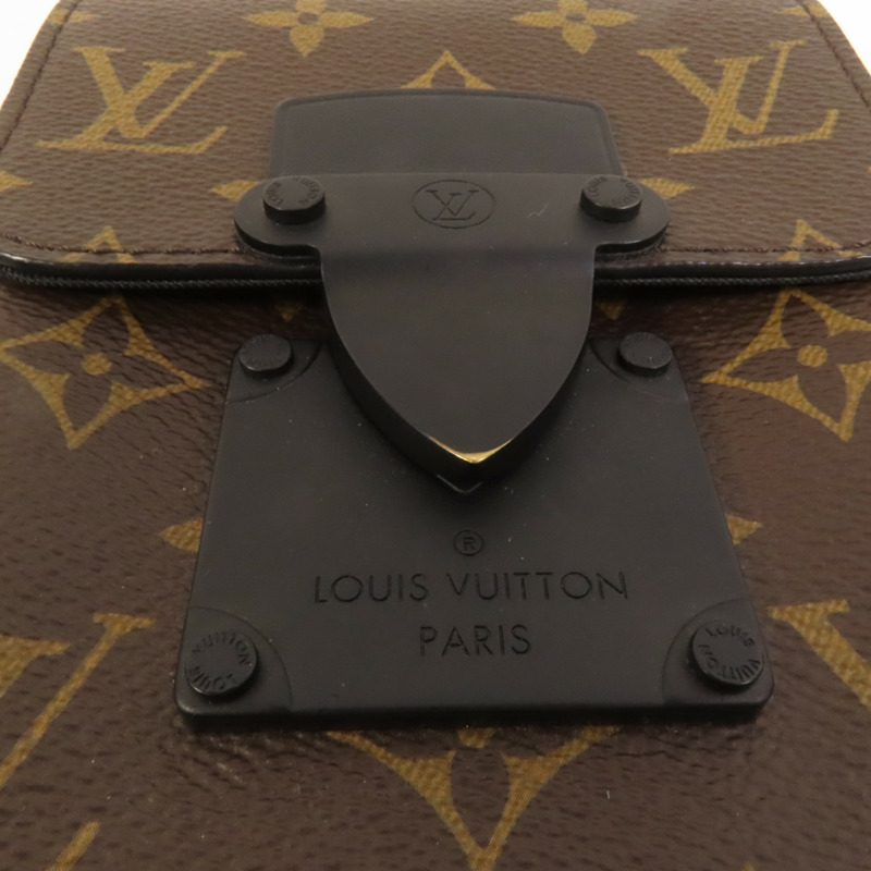 LOUIS VUITTON Monogram Macassar S-Lock肩背袋-7