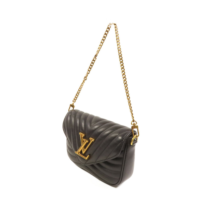 LOUIS VUITTON 牛皮皮革New Wave金扣手挽肩背兩用袋-2
