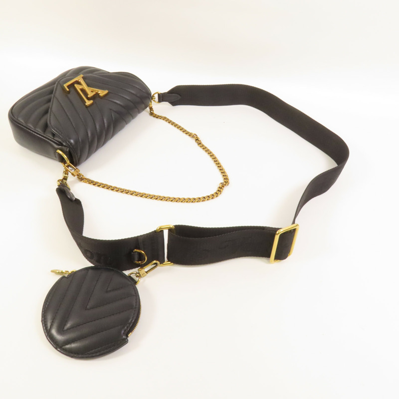 LOUIS VUITTON 牛皮皮革New Wave金扣手挽肩背兩用袋-4