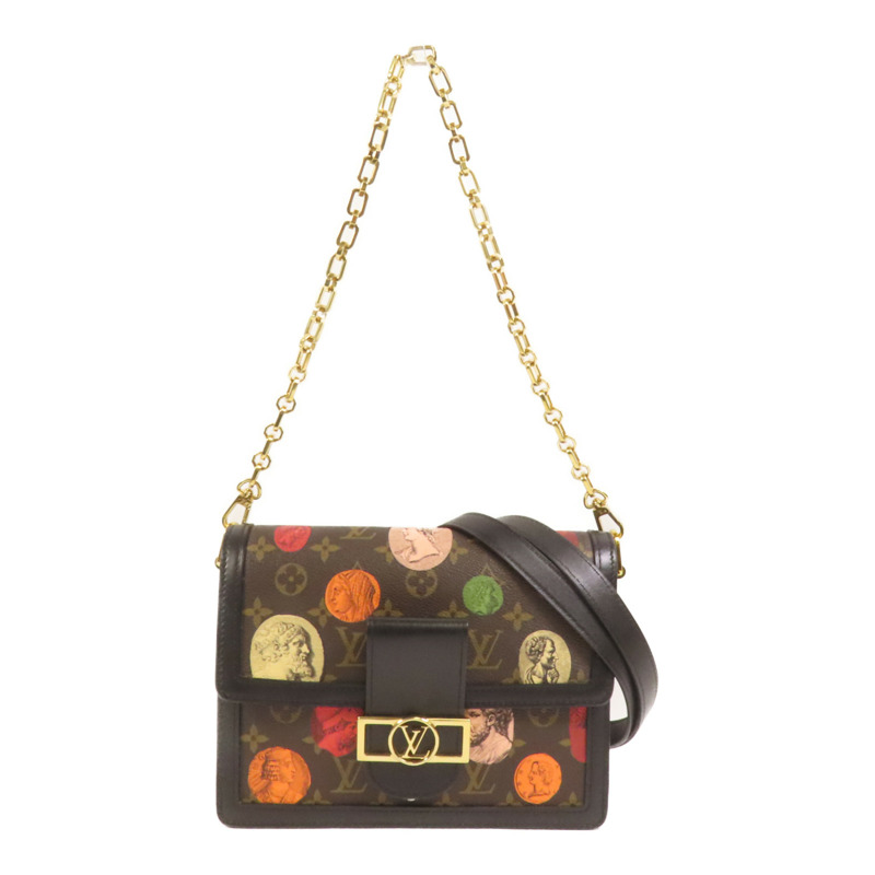 LOUIS VUITTON Monogram LV x Fornasetti Dauphine金扣手挽肩背兩用袋-0