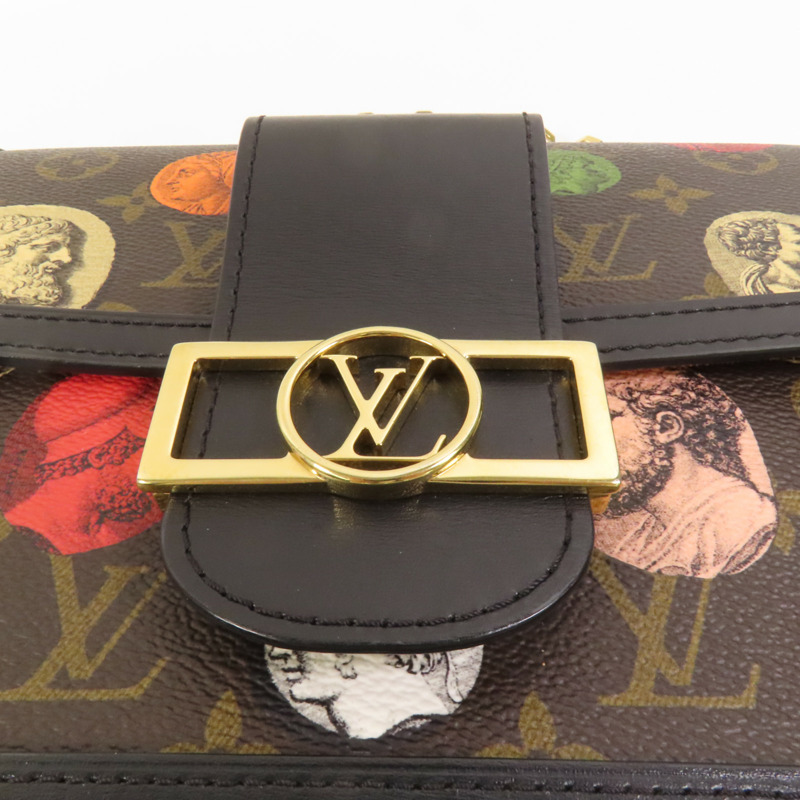 LOUIS VUITTON Monogram LV x Fornasetti Dauphine金扣手挽肩背兩用袋-6