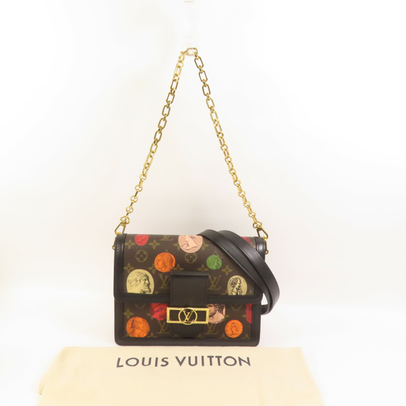 LOUIS VUITTON Monogram LV x Fornasetti Dauphine金扣手挽肩背兩用袋-9
