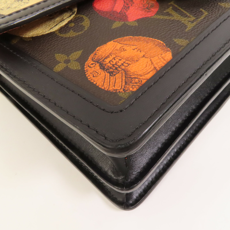 LOUIS VUITTON Monogram LV x Fornasetti Dauphine金扣手挽肩背兩用袋-10