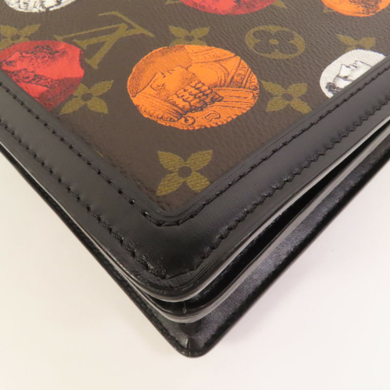 LOUIS VUITTON Monogram LV x Fornasetti Dauphine金扣手挽肩背兩用袋-11