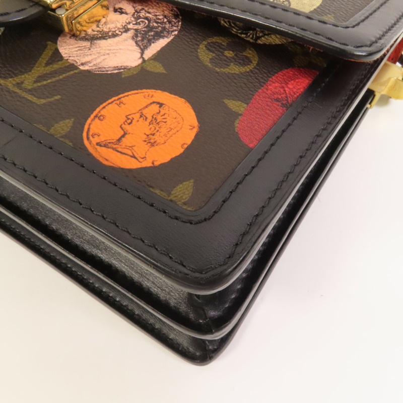 LOUIS VUITTON Monogram LV x Fornasetti Dauphine金扣手挽肩背兩用袋-13