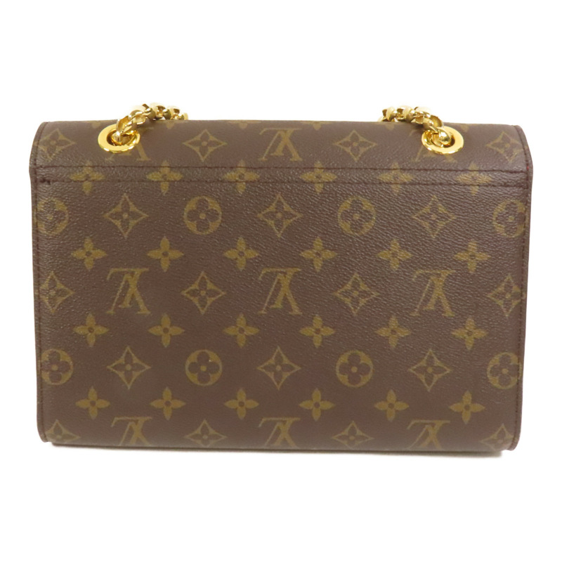 LOUIS VUITTON Monogram Victoire金扣鏈帶肩背袋-1