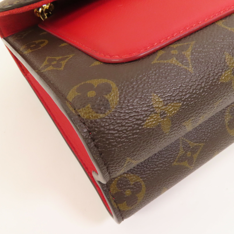 LOUIS VUITTON Monogram Victoire金扣鏈帶肩背袋-12