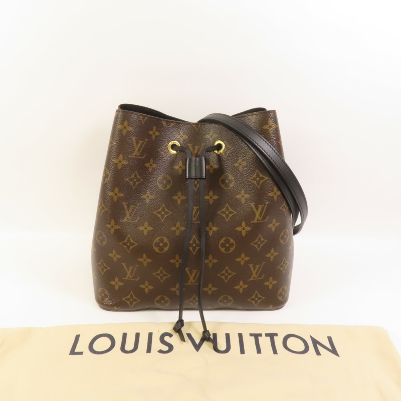 LOUIS VUITTON Monogram Neo Noe MM金扣肩背袋-10