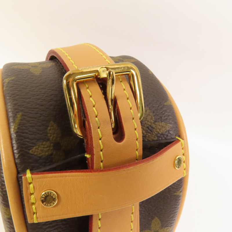 LOUIS VUITTON Monogram Game On Coeur金扣肩背袋棕色-5