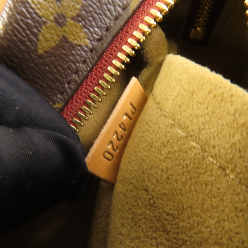 LOUIS VUITTON Monogram Game On Coeur金扣肩背袋棕色-8