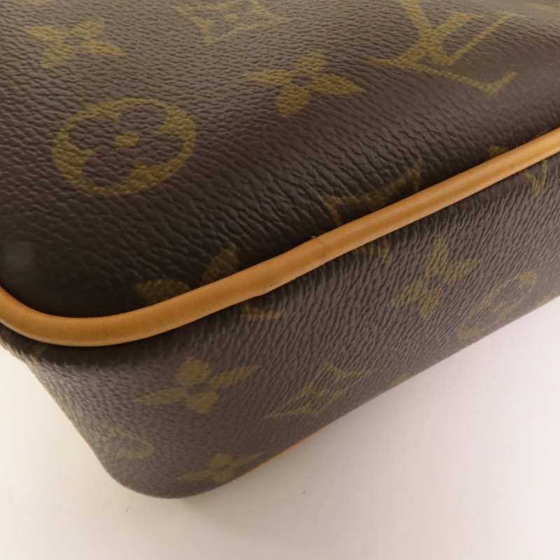 LOUIS VUITTON Monogram Game On Coeur金扣肩背袋棕色-10