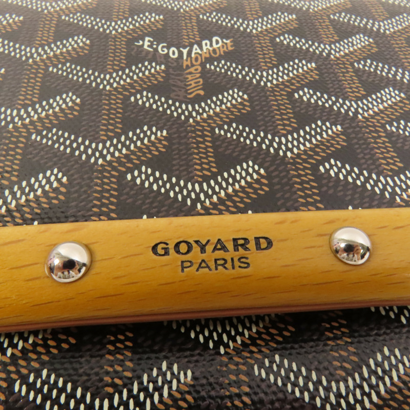 GOYARD 塗層帆布Monte-Carlo PM銀扣肩背袋-5