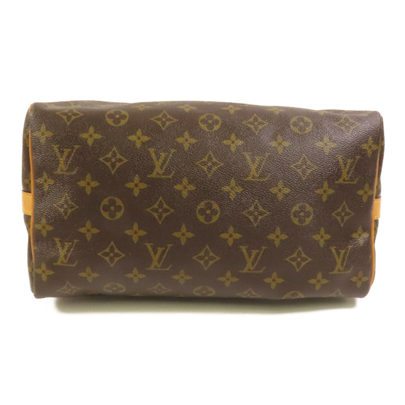 LOUIS VUITTON Monogram Speedy Bandouliere 30金扣手挽肩背兩用袋-3