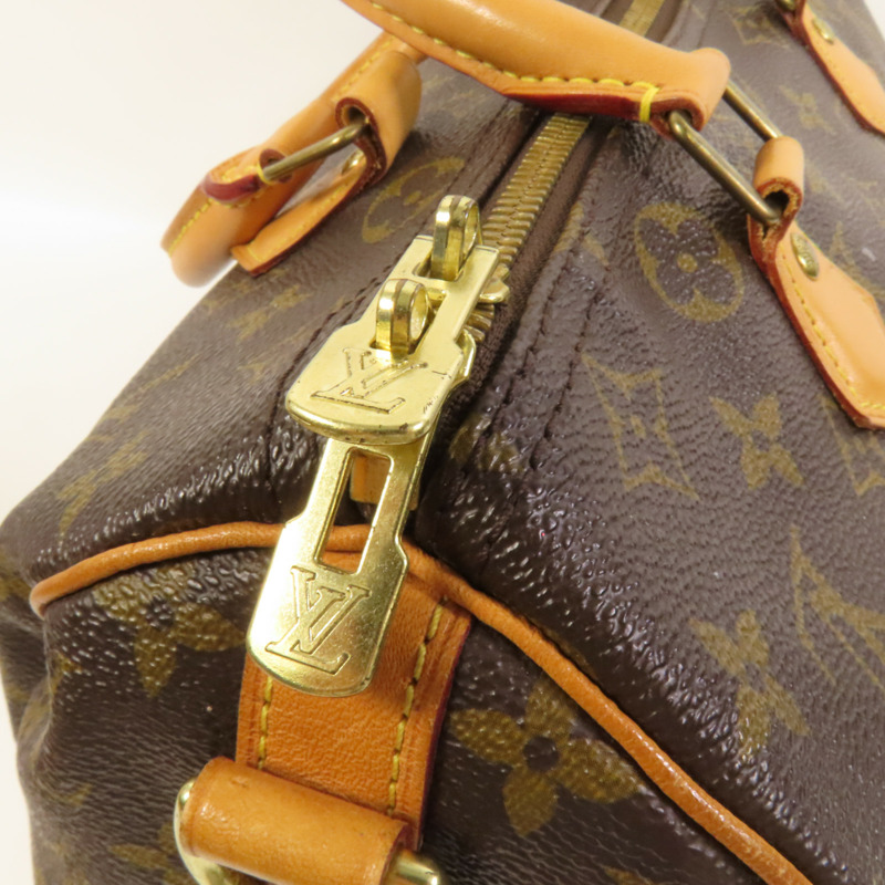 LOUIS VUITTON Monogram Speedy Bandouliere 30金扣手挽肩背兩用袋-4