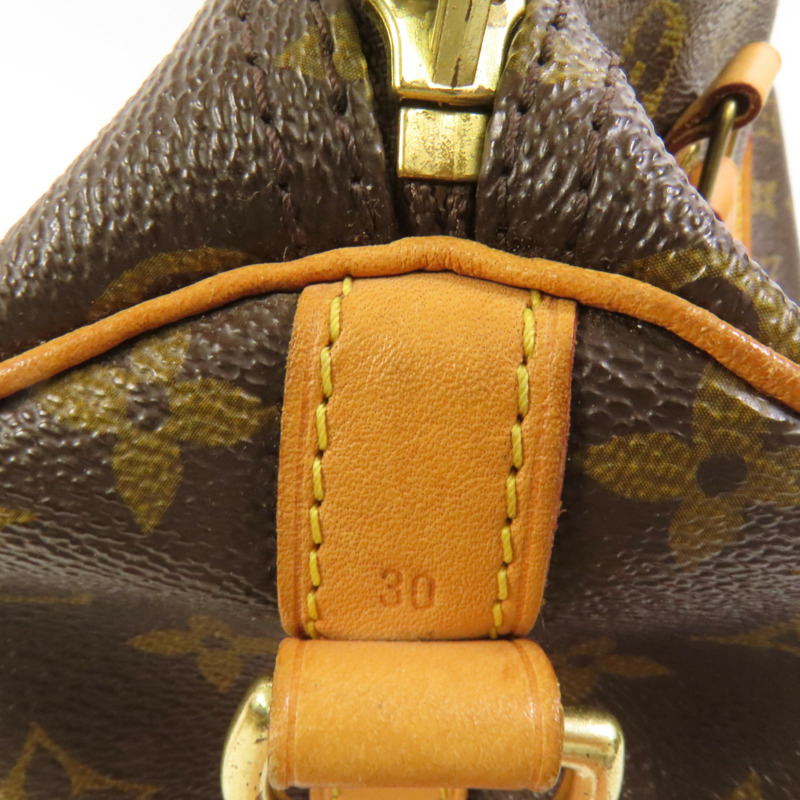 LOUIS VUITTON Monogram Speedy Bandouliere 30金扣手挽肩背兩用袋-8