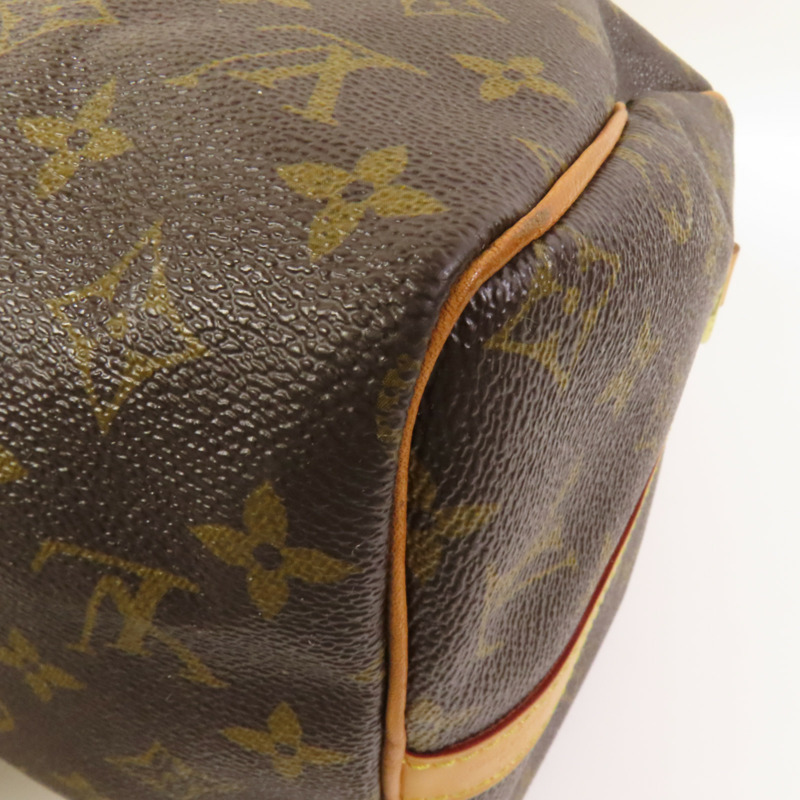 LOUIS VUITTON Monogram Speedy Bandouliere 30金扣手挽肩背兩用袋-11