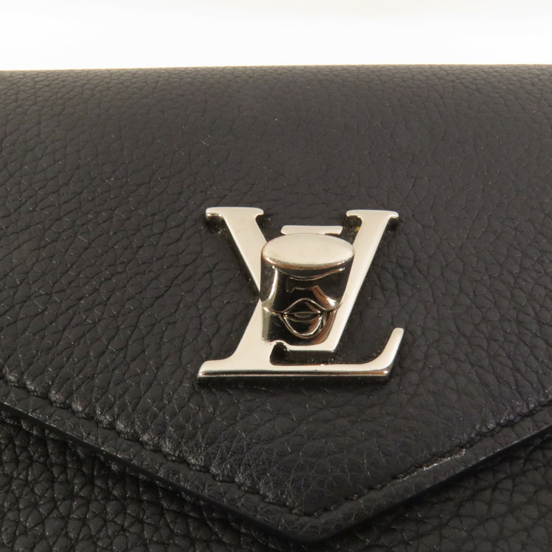 LOUIS VUITTON 牛皮皮革Mylockme銀扣鏈帶肩背袋-5