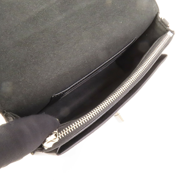 LOUIS VUITTON 牛皮皮革Mylockme銀扣鏈帶肩背袋-6