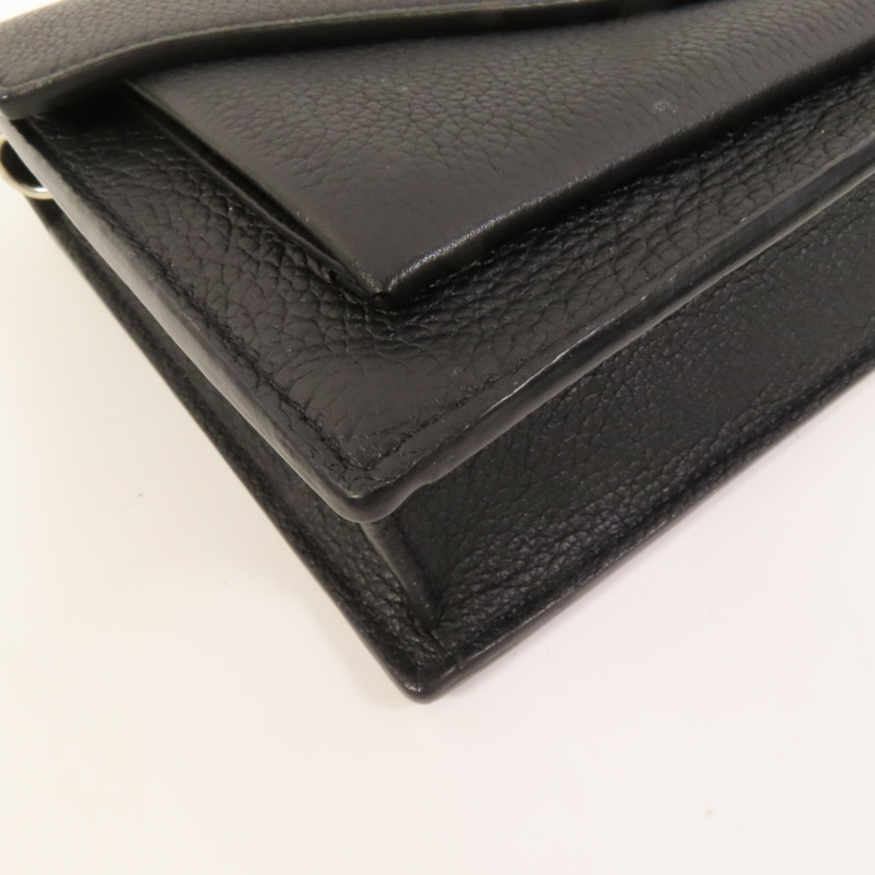 LOUIS VUITTON 牛皮皮革Mylockme銀扣鏈帶肩背袋-9