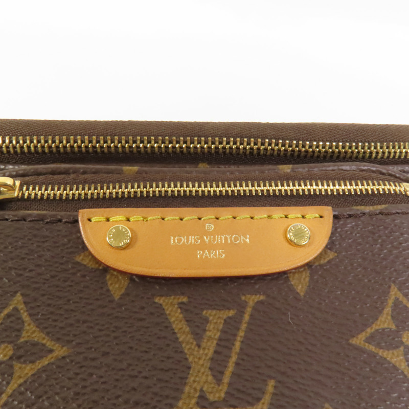 LOUIS VUITTON Monogram Mini Bumbag金扣手挽肩背兩用袋棕色-6