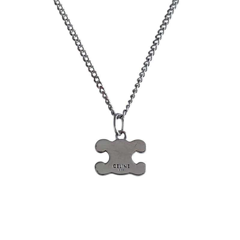 CELINE Triomphe 凱旋門 水鑽 頸鏈-4