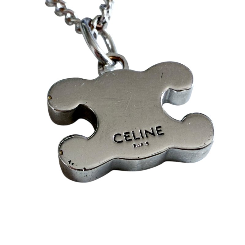 CELINE Triomphe 凱旋門 水鑽 頸鏈-5