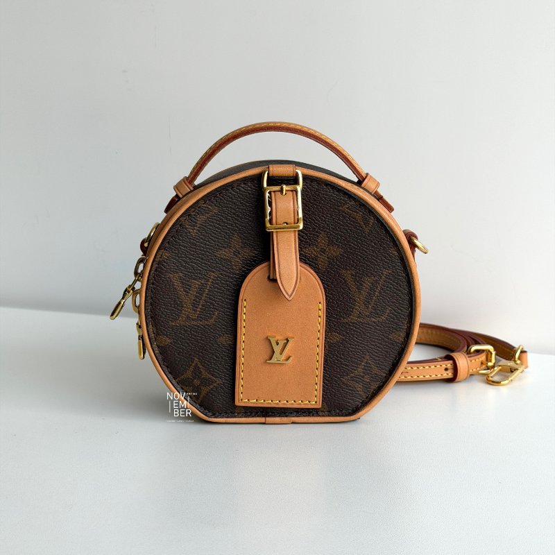 閒置新有購證🙌🏻 Louis Vuitton LV 路易威登 老花圓餅包 迷你-0